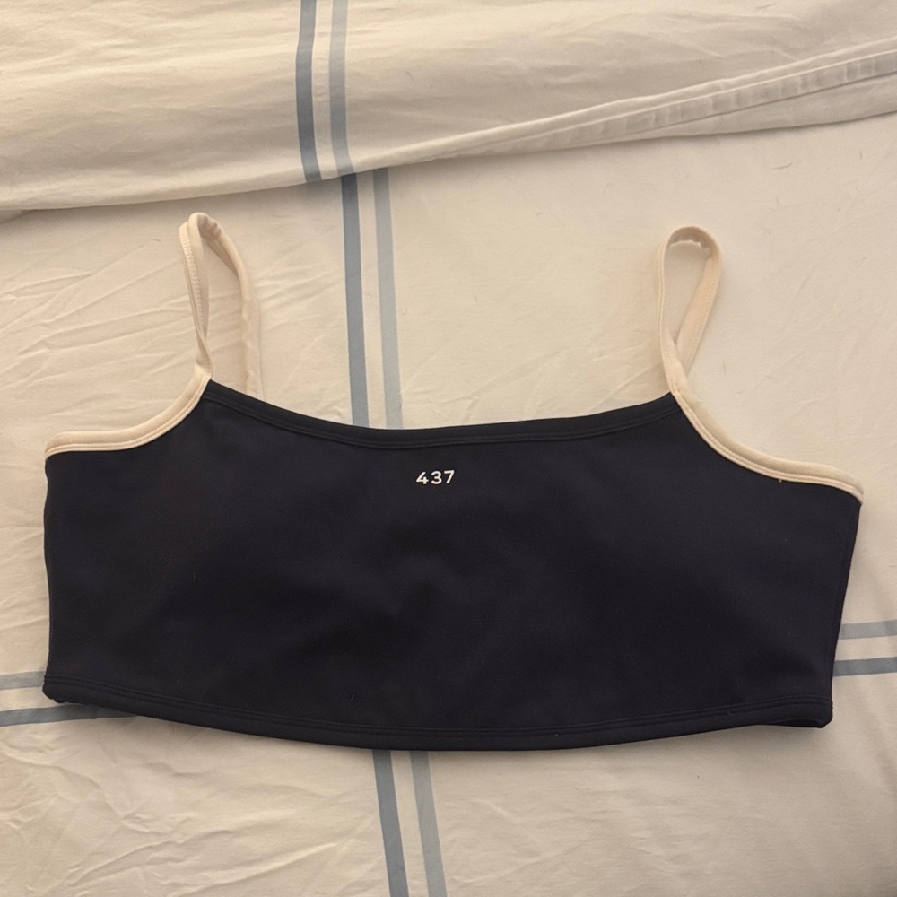 437 Micro Bra Navy-Cream